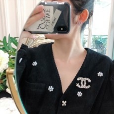 샤넬 2020 SS 큐빅 귀걸이 브로치
