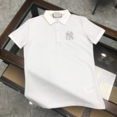 구찌 2020 SS 캐릭터 로고 카라 남성 반팔티