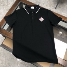 버버리 2020 SS 캐릭터 로고 카라 남성 반팔티