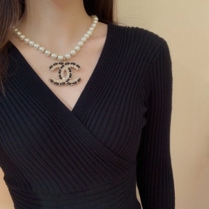 샤넬 2020 SS CC로고 진주 목걸이