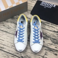 골든구스 퍼플 볼스타 옐로우텝 커플 신발 A323