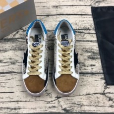 골든구스 볼스타 뱀피 블루텝 커플 신발 A286