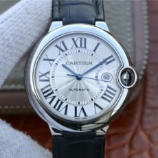 [최고급형 V6 업버전]Cartier Ballon Bleu de Cartier Large Model - 까르띠에 발롱블루 드 까르띠에 LM 화이트 다이얼