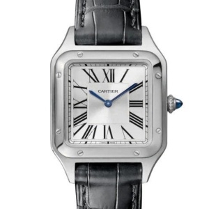 [고급형 V2 수정버전]Cartier santos V2  de Cartier Quartz 까르띠에 산토스 V2 드 까르띠에 여성용 쿼츠