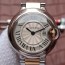 [고급형 수정버전]Cartier Ballon Bleu steel Quartz  까르띠에 발롱블루 스틸콤비 여성용 쿼츠