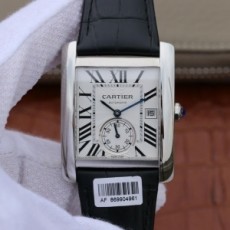 [최고급형 업버전] Cartier Tank  caliber 1904-ps mc Automatic White Dial - 까르띠에 탱크 엠씨 1904 화이트다이얼