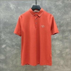 발렌티노 2020 SS 캐릭터 자수 남성 카라 반팔티