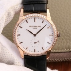 [최고급형/업버젼]Patek Philippe Rose Gold Roman Dial Diamond 7112R  - 파텍필립 7112R 다이아몬드 로즈골드