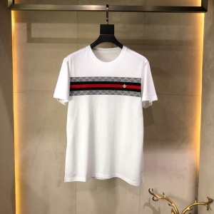 구찌 2020 SS 벌캐릭터 삼선 라운드넥 남성 반팔티