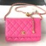 샤넬 2020 SS 램스킨 WOC 체인 클러치백 커스텀급