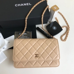 샤넬 2020 SS 램스킨 퀄팅 WOC 클러치백 커스텀급