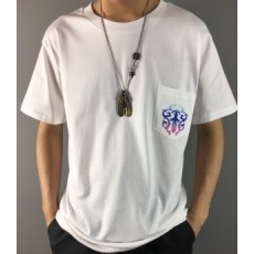 크롬하츠 2020 SS 로고 프린팅 라운드넥 남성 반팔티