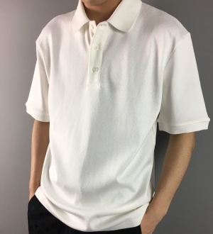 루이비통 2020 SS 캐릭터 로고 카라 남성 반팔티