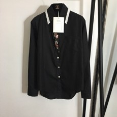 샤넬 2020 SS 악세사리 블랙 여성 긴팔 셔츠