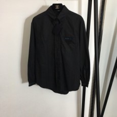 프라다 2020 SS 로고 포켓 여성 긴팔 셔츠