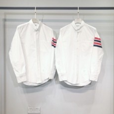 톰브라운 2020 SS 스트라이프 카라 긴팔 셔츠