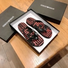 알마니 2020 SS 기하무늬 남성 쪼리
