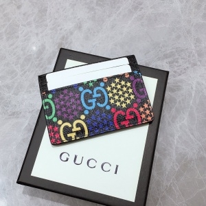 구찌 2020 SS GG 사이키델릭 카드 지갑 601098 커스텀급