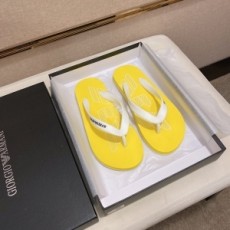 알마니 2020 SS 로고 투톤 남성 쪼리