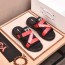 Y-3 2020 SS 캐릭터 수프림 로고 레드 남성 슬리퍼