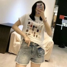 알렉산더왕 2020 SS 캐릭터 패치 여성 반팔티