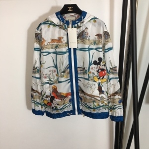 구찌 2020 SS 캐릭터 라인 후드 여성 바람막이 점퍼