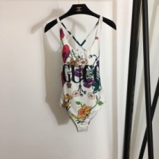 샤넬 2020 SS 플라워 프린트 여성 수영복