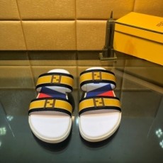 펜디 2020 SS F로고 투톤 남성 쪼리