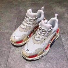 발렌시아가 트리플S 커플 스니커즈 화이트레드 미러급