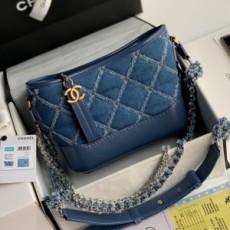 샤넬 2020 SS 가브리엘 데님 호보백 커스텀급