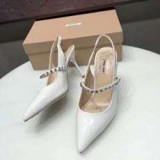 미우미우 2020 SS 스터드 여성 하이힐 구두