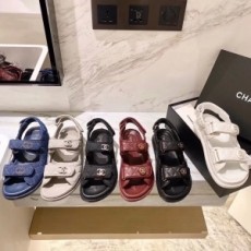 샤넬 2020 SS 퀄팅 스티치 여성 샌들