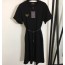 프라다 2020 SS 삼각로고 블랙 여성 원피스