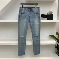 생로랑 2020 SS 로고 패치 구제 남성 청바지
