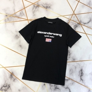 알렉산더왕 2020 SS 로고 라운드넥 여성 반팔티
