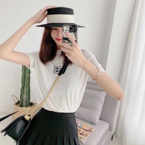 샤넬 2020 SS CC 패치로고 여성 반팔티