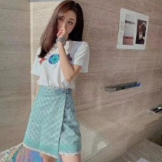 루이비통 2020 SS 모노그램 메쉬 여성 스커트