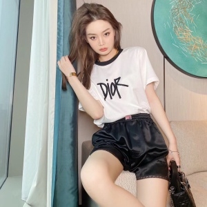 디올 2020 SS 캐릭터 로고 라인 여성 반팔티