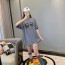 발렌시아가 2020 SS 캐릭터 프린트 여성 반팔티