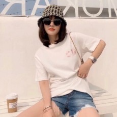 디올 2020 SS 캐릭터 프린트 여성 반팔티