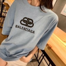 발렌시아가 2020 SS 캐릭터 로고 여성 반팔티