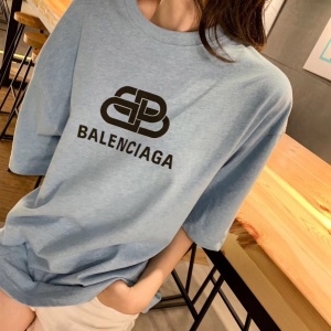 발렌시아가 2020 SS 캐릭터 로고 여성 반팔티