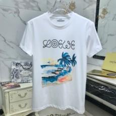 로에베 2020 SS 캐릭터 프린트 남성 반팔티