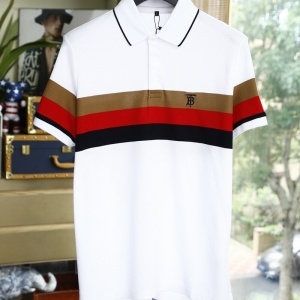 버버리 2020 SS 스트라이프 TB로고 남성 반팔티