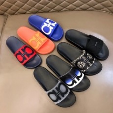 페레가모 FERRAGAMO 2020 SS 캐릭터 로고 남성 슬리퍼