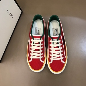 구찌 GUCCI 2020 SS 레드 삼선 커플 슈즈