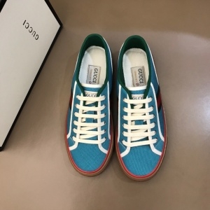 구찌 GUCCI 2020 SS 민트 삼선 커플 슈즈