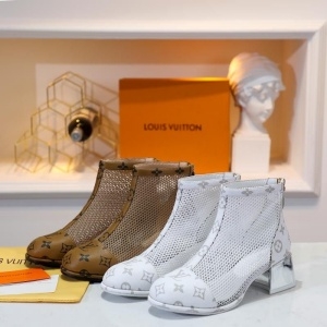 루이비통 LOUIS VUITTON 2020 SS 모노그램 메쉬 여성 쇼트부츠