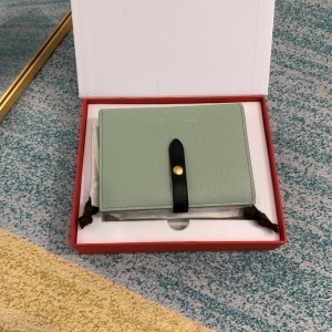 셀린느 CELINE 2020 SS 똑딱이 연그린투톤 로고 중지갑 0146 커스텀급