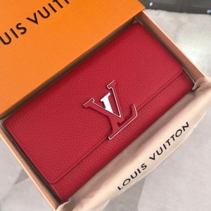 루이비통 LOUIS VUITTON 2020 SS 금속로고 장지갑 M61471 커스텀급